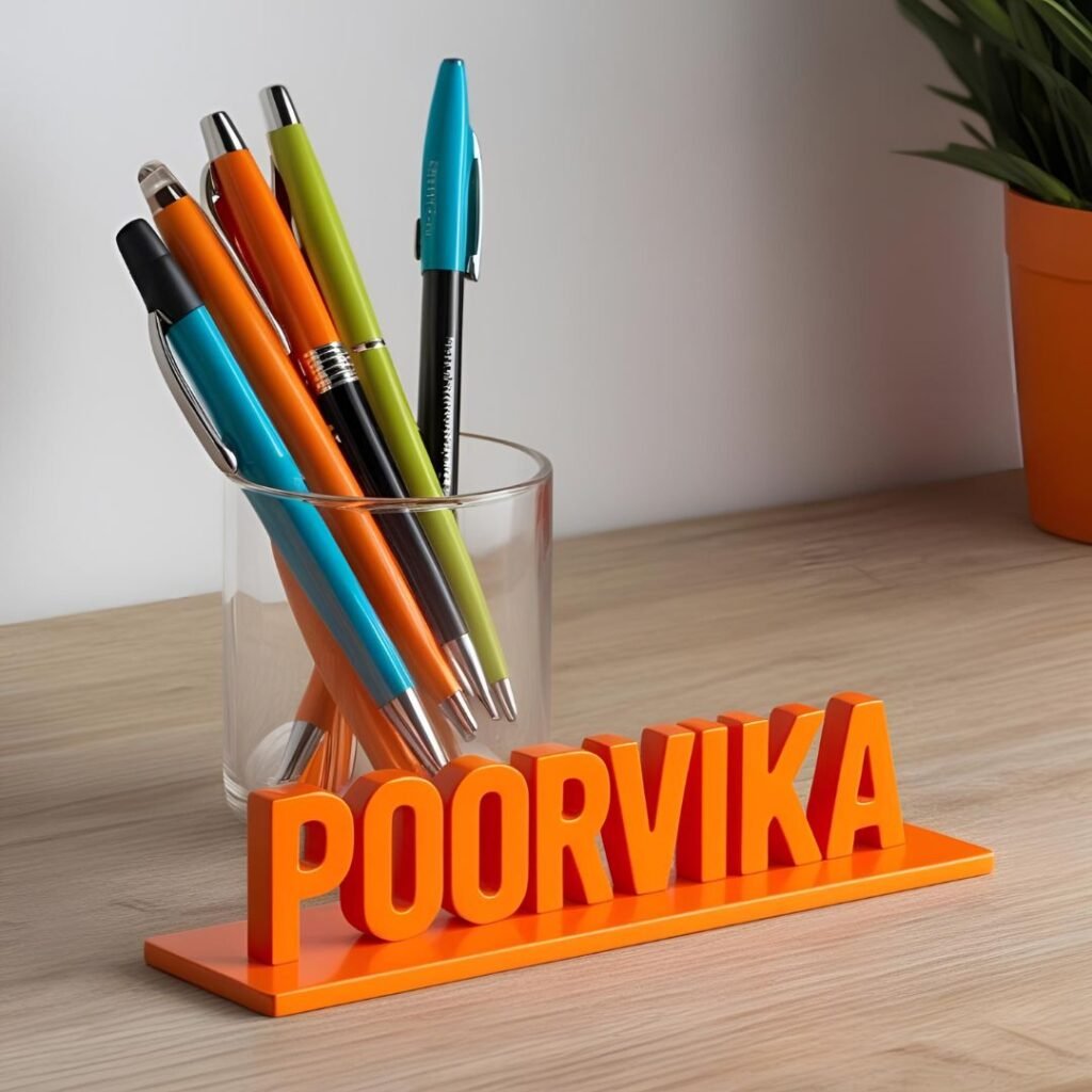 Company name stand, company pen stand, corporate gifts ideas india