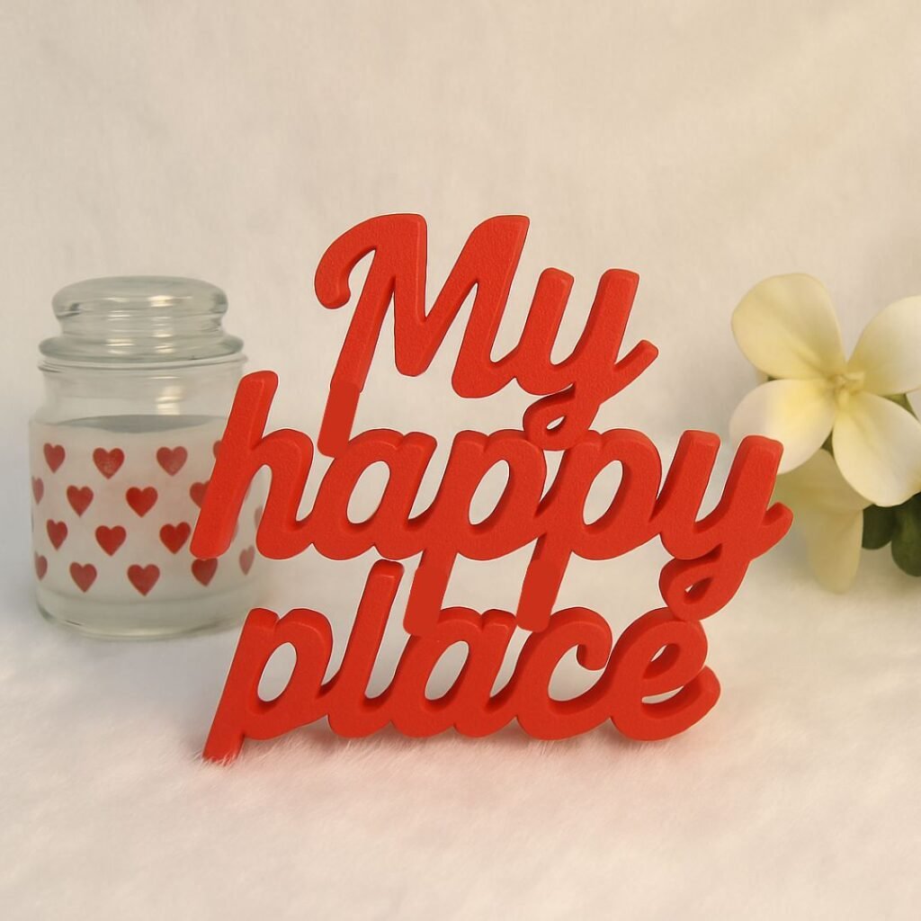 Personalized 3D Printed Gifts Online including Flip Name Gift and Custom Name Decor