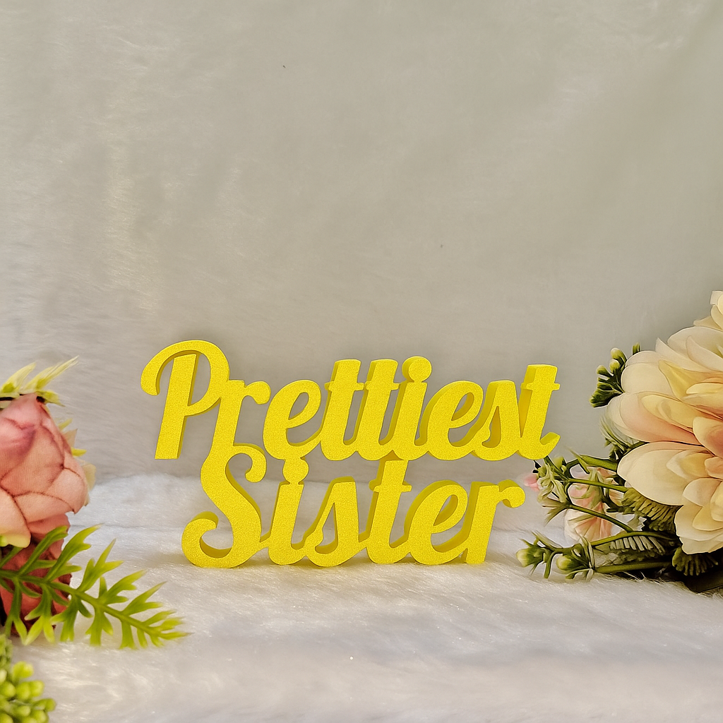 prettiest sister, gifts for sister, sister in law gifts, birthday wishes for sister